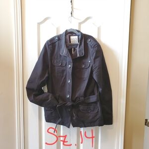 Black Military Style Jacket